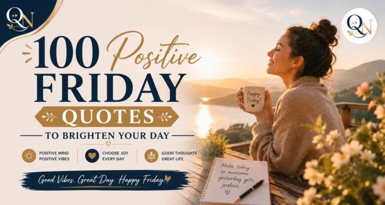 100 Positive Friday Quotes to Brighten Your Day