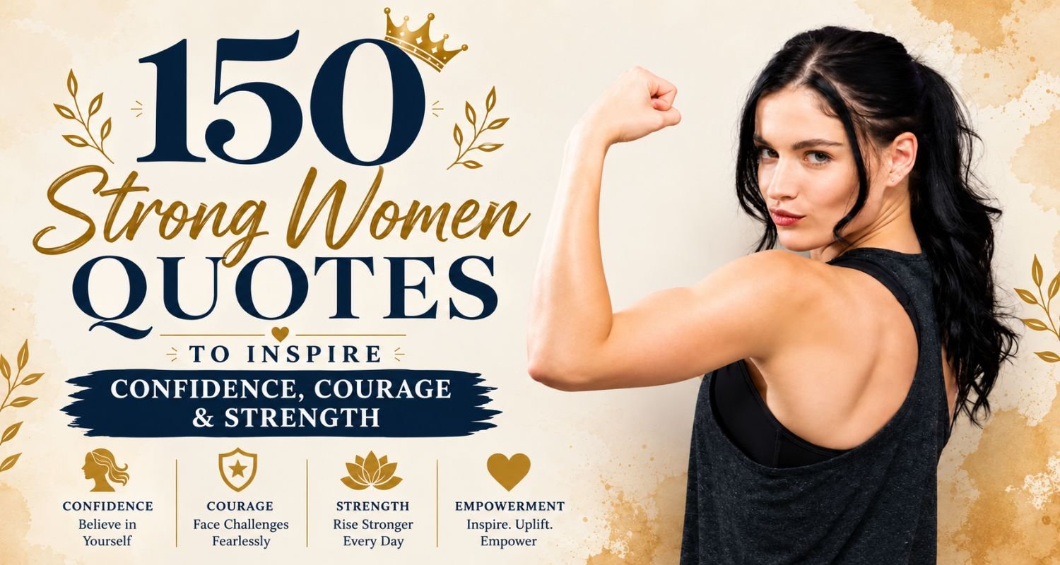 150 Strong Women Quotes to Inspire Confidence, Courage & Strength 
