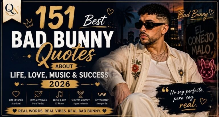 151 Best Bad Bunny Quotes About Life, Love, Music & Success 2026