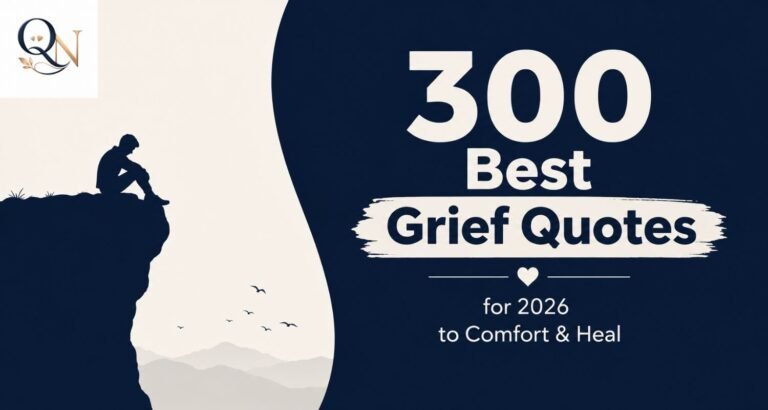 300 Best Grief Quotes for 2026 to Comfort & Heal