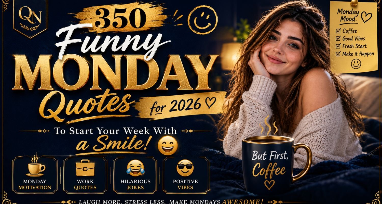 350 Funny Monday Quotes for 2026 That Will Make You Laugh & Smile