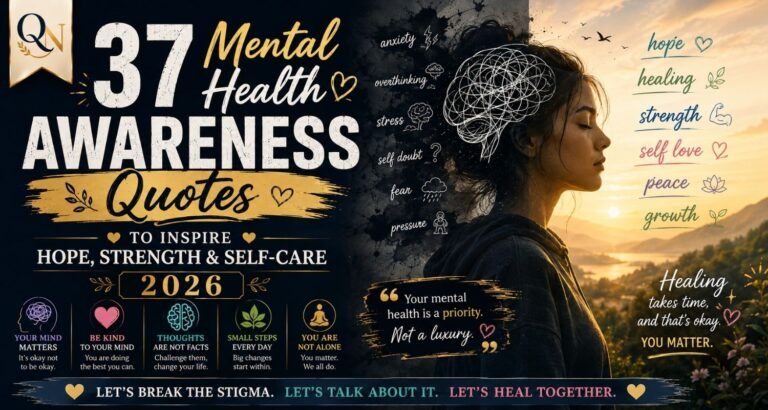 37 Mental Health Awareness Quotes to Inspire Hope, Strength & Self-Care 2026