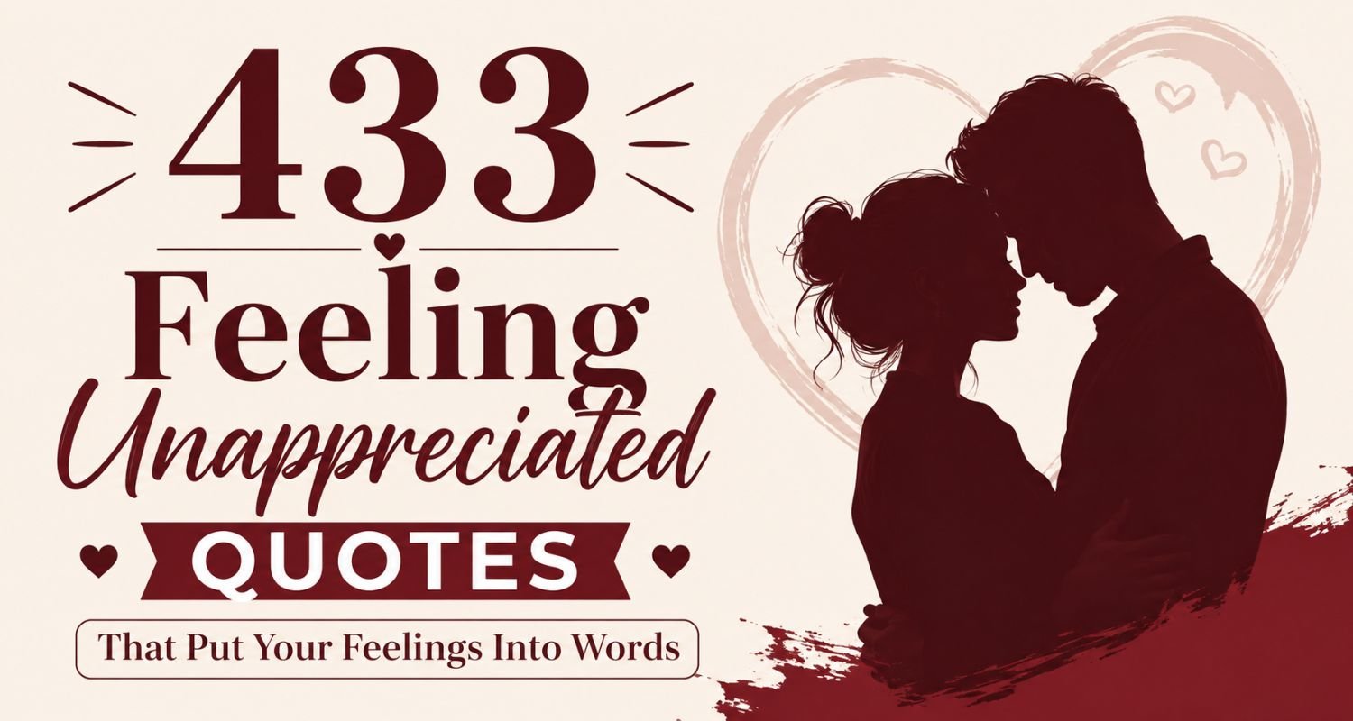 433 Feeling Unappreciated Quotes That Put Your Feelings Into Words