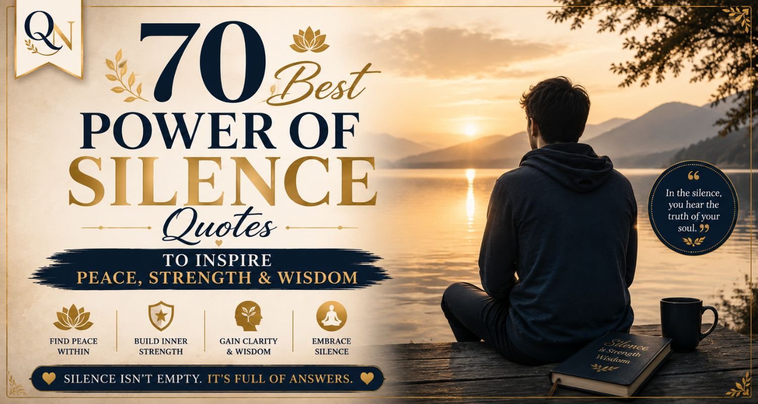 70 Best Power of Silence Quotes to Inspire Peace, Strength & Wisdom