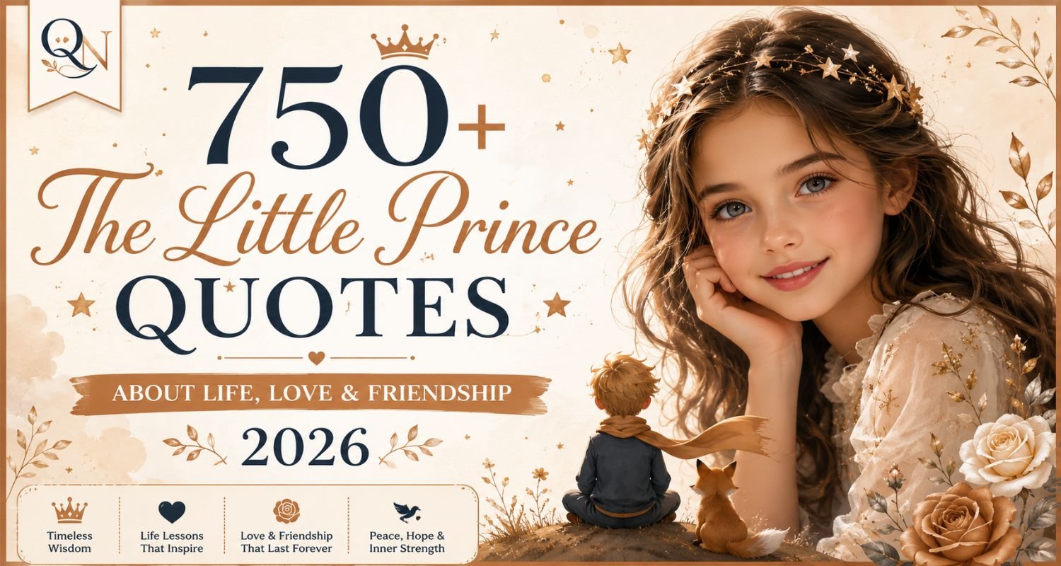 750+ The Little Prince Quotes About Life, Love & Friendship 2026