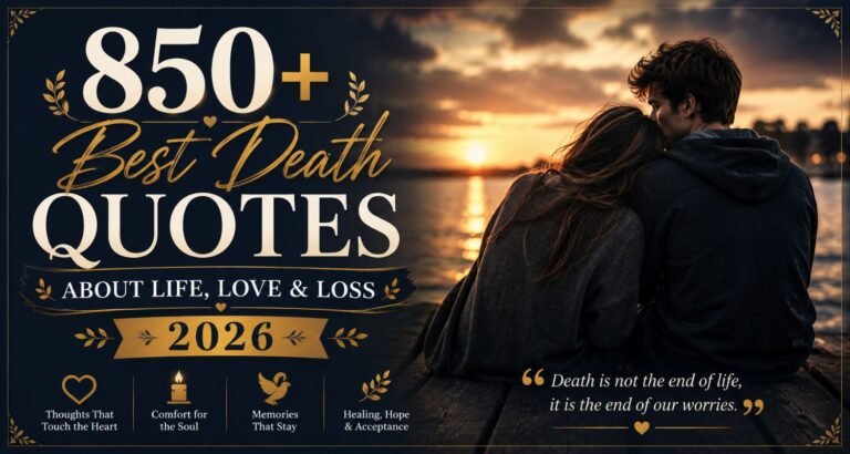 850+ Best Death Quotes About Life, Love & Loss to Touch Your Heart 2026