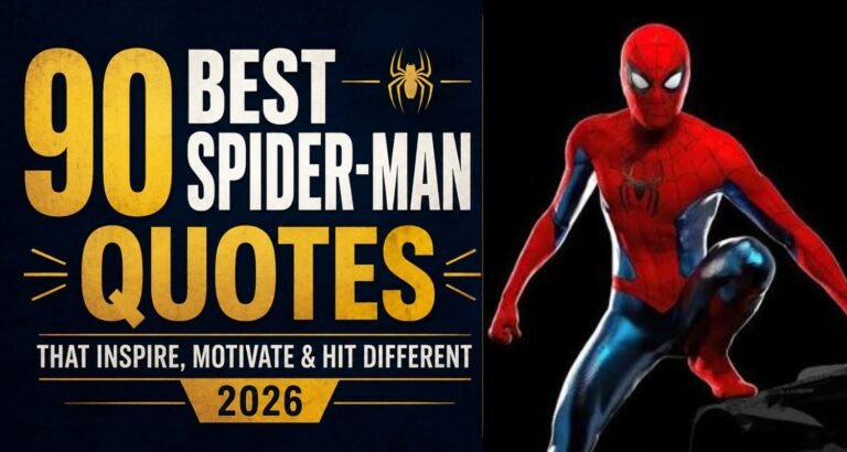 90 Best Spider-Man Quotes That Inspire, Motivate & Hit Different 2026