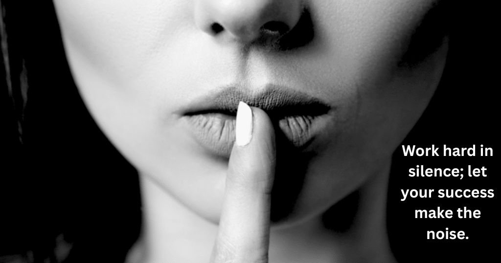 Attitude power of Silence quotes