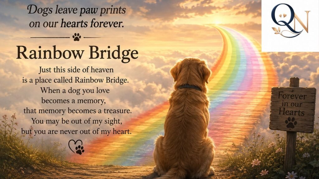 Dog Death Quotes Rainbow Bridge