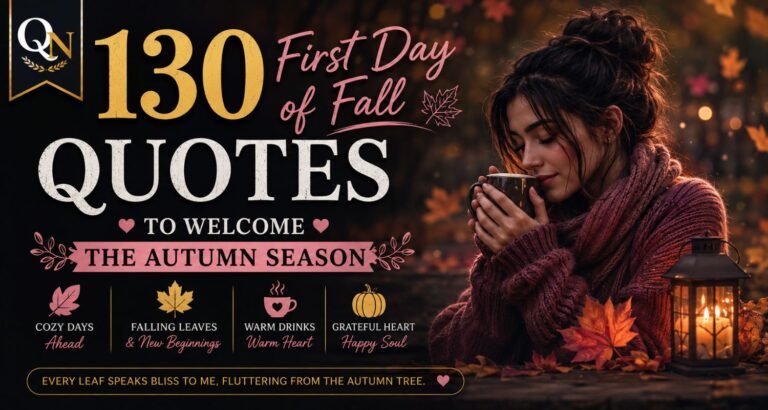 130 First Day of Fall Quotes to Welcome the Autumn Season
