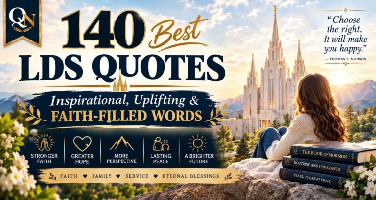 140 Best LDS Quotes: Inspirational, Uplifting & Faith-Filled Words