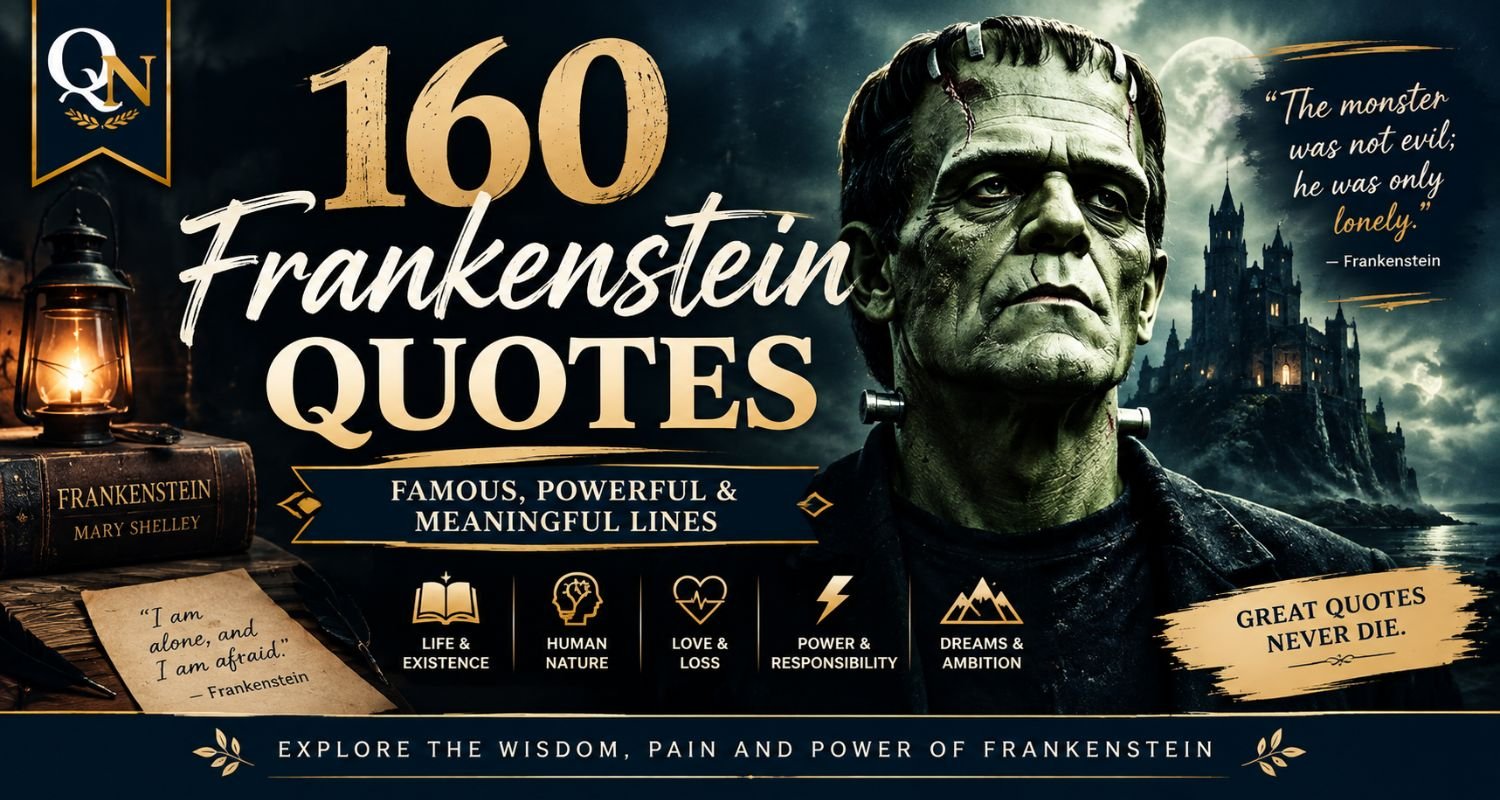 160 Frankenstein Quotes Famous, Powerful & Meaningful Lines