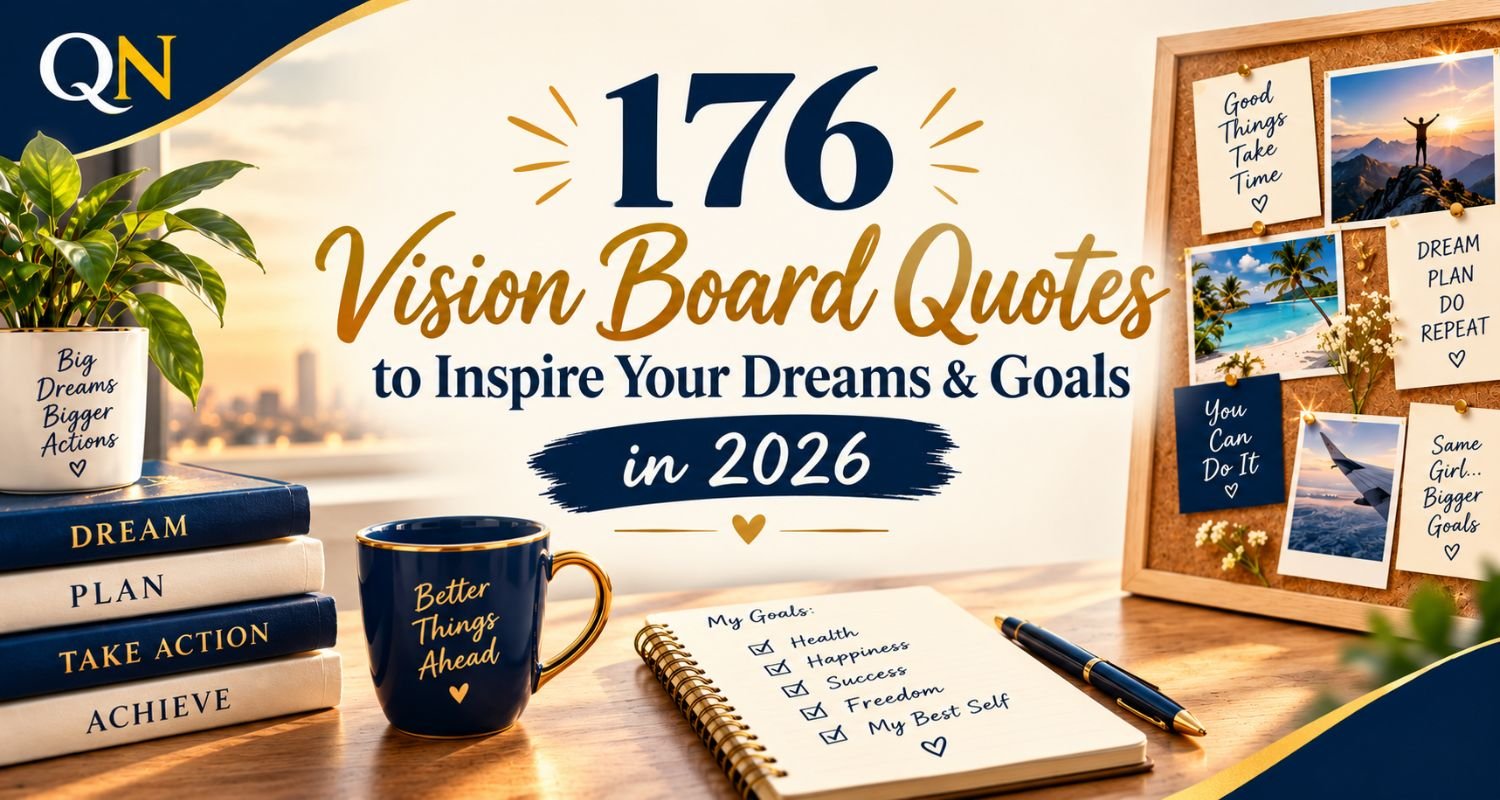 176 Vision Board Quotes to Inspire Your Dreams & Goals in 2026 