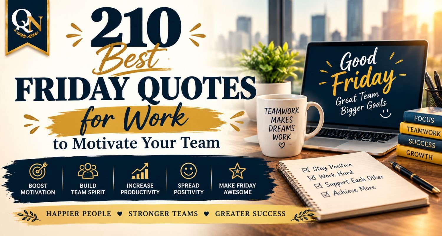 210 Best Friday Quotes for Work to Motivate Your Team 
